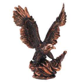 Accent Plus Bronze-Look Eagle in Flight Statue