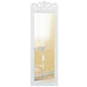 Accent Plus Romantic Scrolled Wood Wall Mirror